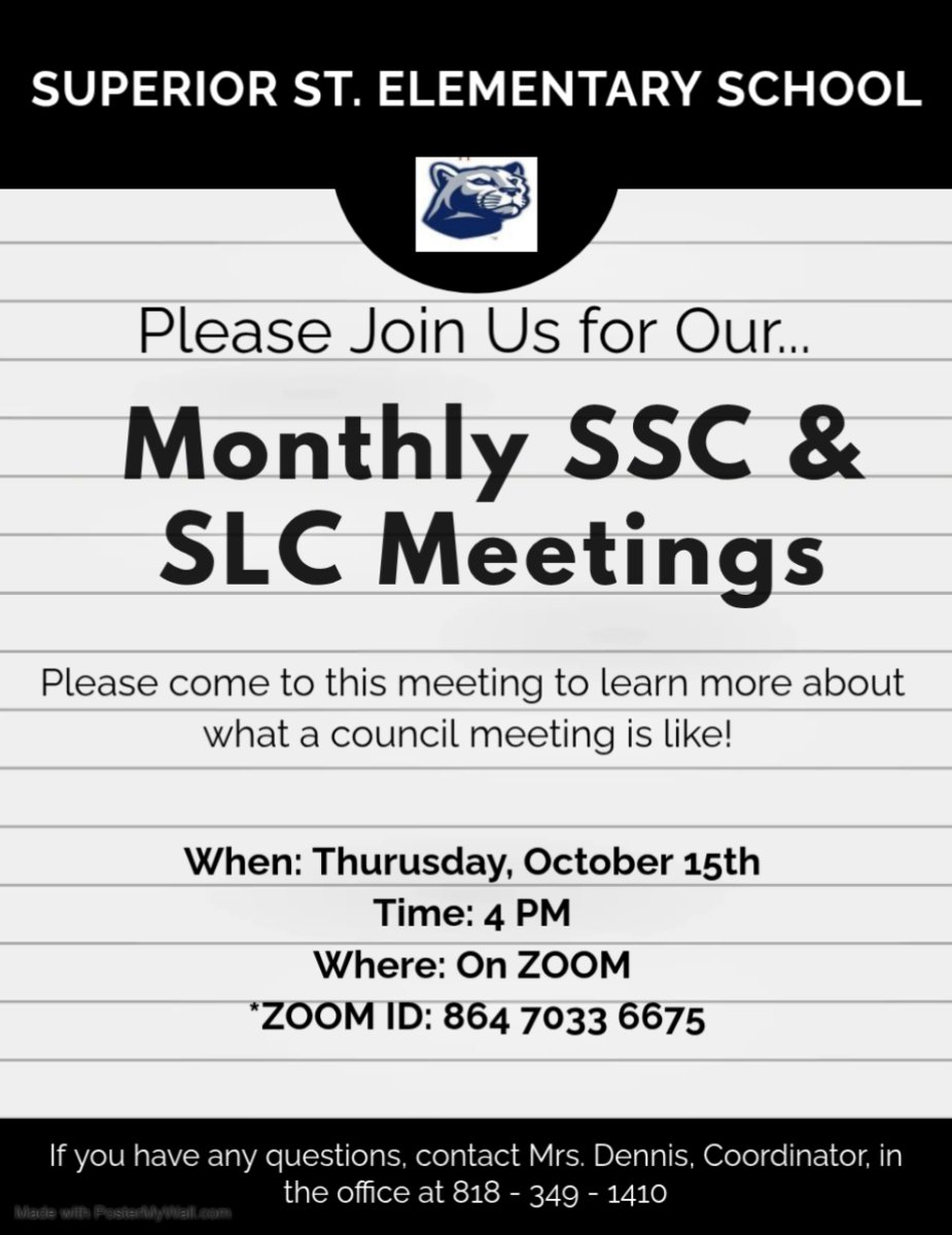 SSC SLC Meeting